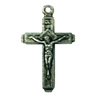 Pendant. Fashion Zinc Alloy jewelry findings. Cross 33x18mm. Sold by Bag
