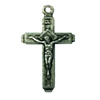 Pendant. Fashion Zinc Alloy jewelry findings. Cross 33x18mm. Sold by Bag
