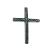 Connector. Fashion Zinc Alloy jewelry findings. Cross 35x26mm. Sold by Bag