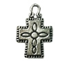 Pendant. Fashion Zinc Alloy jewelry findings. Cross 23x15mm. Sold by Bag
