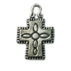 Pendant. Fashion Zinc Alloy jewelry findings. Cross 23x15mm. Sold by Bag