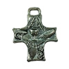 Pendant. Fashion Zinc Alloy jewelry findings. Cross 31x25mm. Sold by Bag