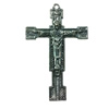 Pendant. Fashion Zinc Alloy jewelry findings. Cross 40x62mm. Sold by Bag
