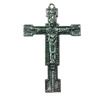 Pendant. Fashion Zinc Alloy jewelry findings. Cross 40x62mm. Sold by Bag