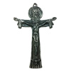 Pendant. Fashion Zinc Alloy jewelry findings. Cross 77x50mm. Sold by PC