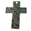 Pendant. Fashion Zinc Alloy jewelry findings. Cross 40x30mm. Sold by Bag