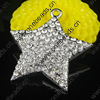 Zinc Alloy Pendant With Crystal Beads. A Grade. Fashion Jewelry Findings. Star 32x6mm. Sold by PC