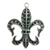 Pendant. Fashion Zinc Alloy jewelry findings. Anchor 63x50mm. Sold by PC