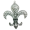 Pendant. Fashion Zinc Alloy jewelry findings. Anchor 78x62mm. Sold by PC