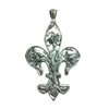 Pendant. Fashion Zinc Alloy jewelry findings. Anchor 85x50mm. Sold by PC