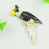 Zinc Alloy Pendant With Crystal Beads. Fashion Jewelry Findings. Animal 72x35x7mm. Sold by PC
