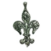 Pendant. Fashion Zinc Alloy jewelry findings. Anchor 60x30mm. Sold by Bag
