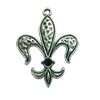 Pendant. Fashion Zinc Alloy jewelry findings. Anchor 43x33mm. Sold by Bag
