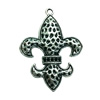 Pendant. Fashion Zinc Alloy jewelry findings. Anchor 48x35mm. Sold by Bag
