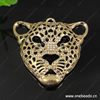 Zinc Alloy Pendant with Iron beads. Fashion Jewelry Findings. Animal 41x41mm. Sold by PC
