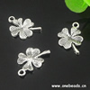 Pendant. Fashion Zinc Alloy jewelry findings. Flower 19x12mm. Sold by KG