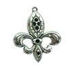 Pendant. Fashion Zinc Alloy jewelry findings. Anchor 38x30mm. Sold by Bag