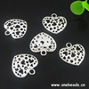 Pendant. Fashion Zinc Alloy jewelry findings. Heart 20x20mm. Sold by KG
