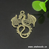 Pendant. Fashion Zinc Alloy jewelry findings. Animal 27x35mm. Sold by Bag