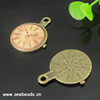 Zinc Alloy Enamel Pendant. Fashion Jewelry Findings. Clock 32x25mm. Sold by Bag