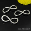 Connector. Fashion Zinc Alloy jewelry findings. "8" shape 30x12mm. Sold by KG
