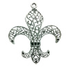 Pendant. Fashion Zinc Alloy jewelry findings. Anchor 75x60mm. Sold by Bag
