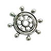 Pendant. Fashion Zinc Alloy jewelry findings. Wheel 15mm. Sold by Bag
