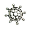 Pendant. Fashion Zinc Alloy jewelry findings. Wheel 15mm. Sold by Bag