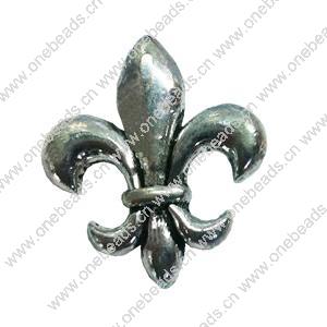 Pendant. Fashion Zinc Alloy jewelry findings. Anchor 20x15mm. Sold by Bag