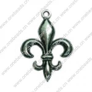 Pendant. Fashion Zinc Alloy jewelry findings. Anchor 30x22mm. Sold by Bag