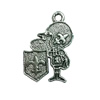 Pendant. Fashion Zinc Alloy jewelry findings. Anchor 28x28mm. Sold by Bag