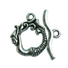 Clasps. Fashion Zinc Alloy jewelry findings. Loop:22x16mm Bar:24x8mm. Sold by KG