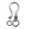 Clasps. Fashion Zinc Alloy jewelry findings. 37x18mm. Sold by KG