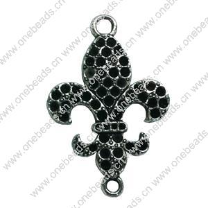 Connector. Fashion Zinc Alloy jewelry findings. Anchor 45x25mm. Sold by Bag
