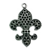 Pendant. Fashion Zinc Alloy jewelry findings. Anchor 40x25mm. Sold by Bag
