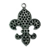 Pendant. Fashion Zinc Alloy jewelry findings. Anchor 40x25mm. Sold by Bag