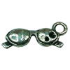 Pendant. Fashion Zinc Alloy jewelry findings. Glasses 16x6mm. Sold by Bag 