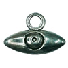 Pendant. Fashion Zinc Alloy jewelry findings. Eye 16x10mm. Sold by Bag