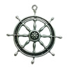 Pendant. Fashion Zinc Alloy jewelry findings. Wheel 53x50mm. Sold by Bag
