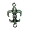 Connector. Fashion Zinc Alloy jewelry findings. Anchor 29x15mm. Sold by Bag
