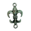 Connector. Fashion Zinc Alloy jewelry findings. Anchor 29x15mm. Sold by Bag