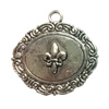 Pendant. Fashion Zinc Alloy jewelry findings.Anchor 35x38mm. Sold by Bag