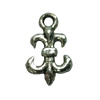 Pendant. Fashion Zinc Alloy jewelry findings. Anchor 15x10mm. Sold by Bag