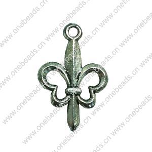 Pendant  Lead-Free Zinc Alloy Jewelry Findings 22x14mm hole=1mm，Sold per pkg of 700