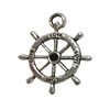 Pendant. Fashion Zinc Alloy jewelry findings. Wheel 20x20mm. Sold by Bag
