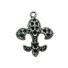 Pendant. Fashion Zinc Alloy jewelry findings. Anchor 23x16mm. Sold by Bag
