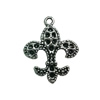 Pendant. Fashion Zinc Alloy jewelry findings. Anchor 23x16mm. Sold by Bag