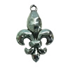 Pendant. Fashion Zinc Alloy jewelry findings. Anchor 29x18mm. Sold by Bag