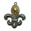 Pendant. Fashion Zinc Alloy jewelry findings. Anchor 33x23mm. Sold by Bag
