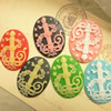 Cameos Resin Beads, Christmas A Grade, No-Hole Jewelry findings, 30x40mm, Sold by PC